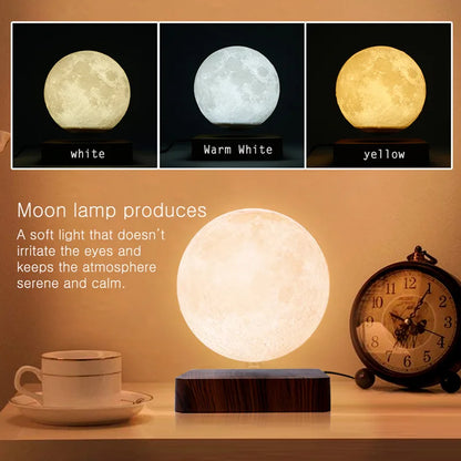 Magnetic Levitating Moon Lamp 3D Printing Moon