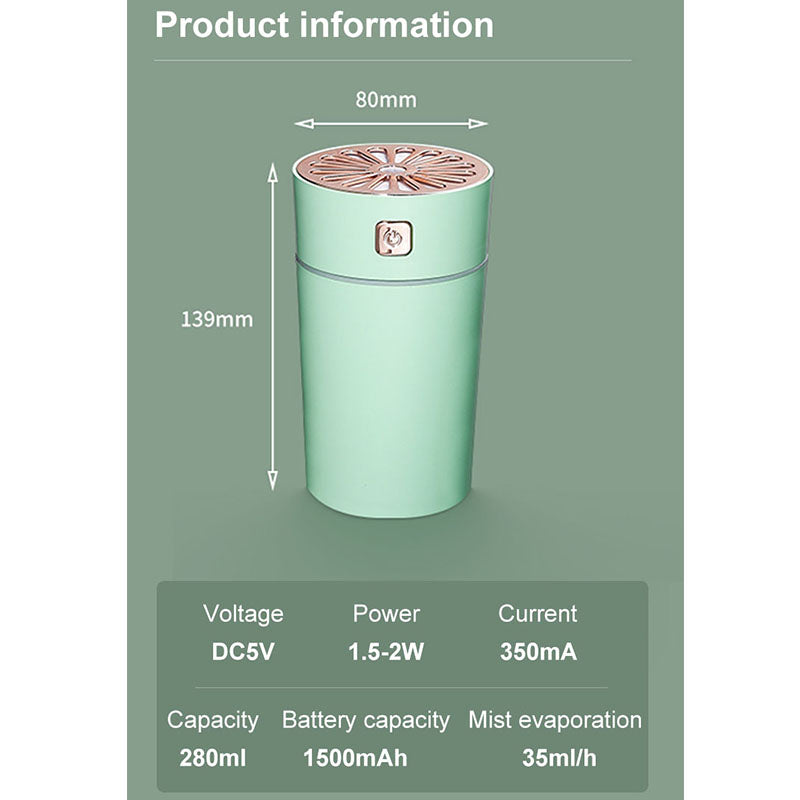 Wireless Rechargeable Vaporization Humidifier