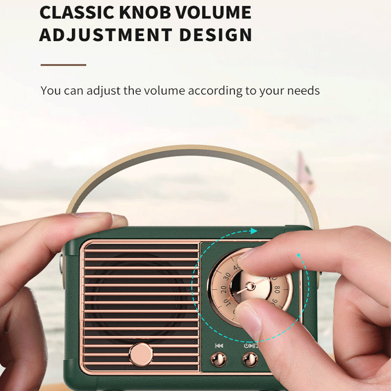 Retro Speaker Classical Retro Usb Portable